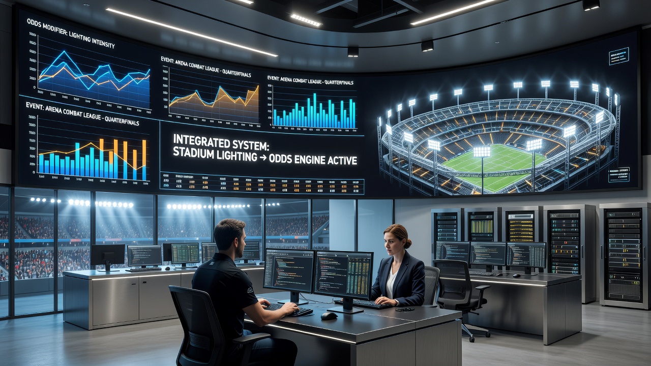 Mobile Netzwerke und Echtzeit-Anpassung von Quoten durch Stadionbeleuchtung